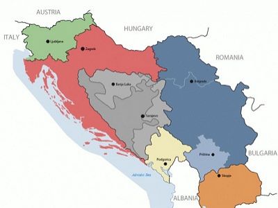 Распад Югославии, карта. Источник - http://ru.wikipedia.org/ Распад Югославии, карта. Источник - http://ru.wikipedia.org/
